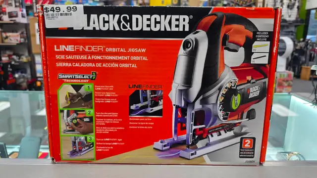 Black & Decker Line Finder Orbital Jig Saw JS680V - BRAND NEW