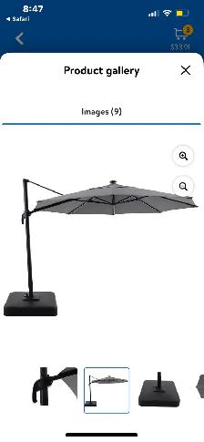 10’ X 10’ Offset Cantilever Umbrella - Photo 2
