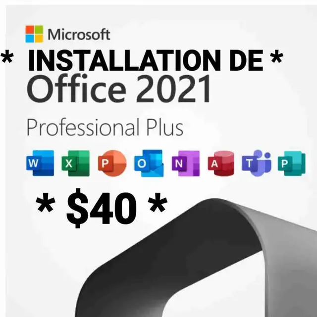 INSTALLATION DE MICROSOFT OFFICE 2021