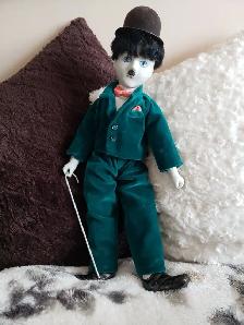 CHARLIE CHAPLIN EN PORCELAINE SUPER ACHAT!
