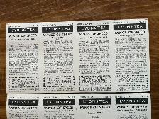 8. 1961 Lyons Tea "WINGS OF SPEED" Uncut Panels Cards ! - Photo 5
