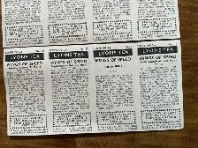 8. 1961 Lyons Tea "WINGS OF SPEED" Uncut Panels Cards ! - Photo 6
