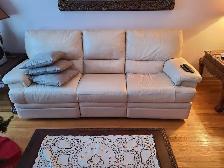 Italian leather sofa in great condition!