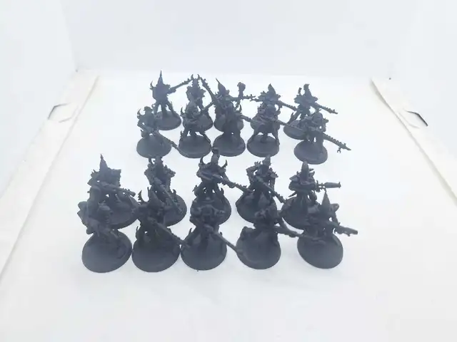 Warhammer 40k Drukhari Dark Eldar 20 Kabalite Warriors Primed