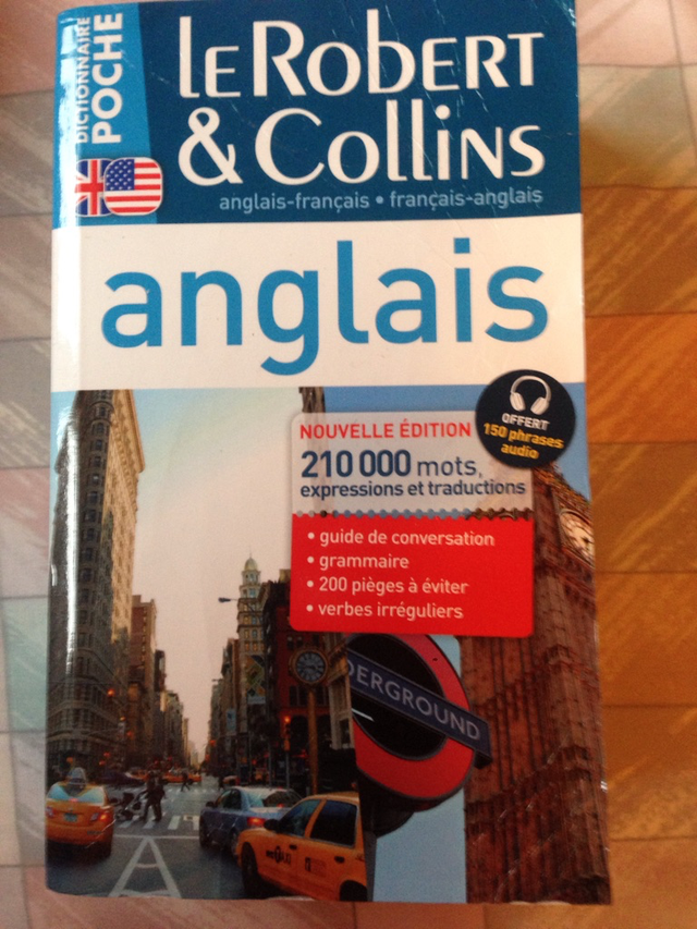 DICTIONNAIRE ANGLAIS-FRANÇAIS ROBERT & COLLINS. AUBAINE!