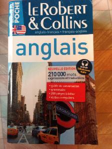 DICTIONNAIRE ANGLAIS-FRANÇAIS ROBERT & COLLINS. AUBAINE!