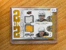 2008-09 MVP 2on2 Jerseys Bergeron/Kessel/Thomas/Ryder