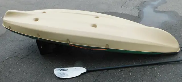 CANOT, KAYAK de pêche PELICAN CA ZEP12117B424, 1 place avec rame