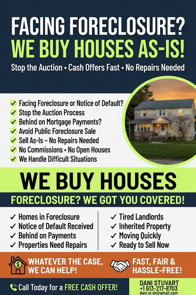 Facing foreclosure… ?