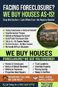 Facing foreclosure… ?