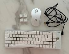 Lofree Flow 84 white keyboard and mouse   accessories