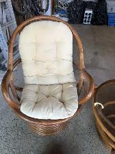 Bamboo Chairs and Table - Photo 2
