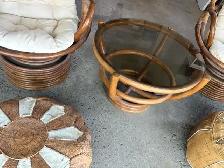 Bamboo Chairs and Table - Photo 5