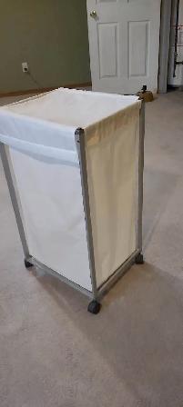 Laundry Basket with 4 Wheels