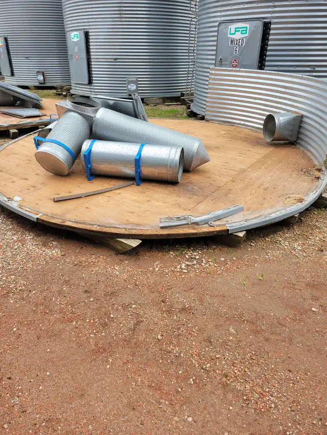 GRAIN BIN FLOORS DOORS & AERATION SYSTEM