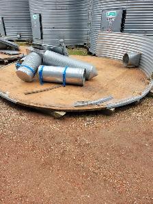 GRAIN BIN FLOORS DOORS & AERATION SYSTEM