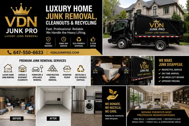 Luxury Junk Removal & Cleanout Services | Same-Day Pickup