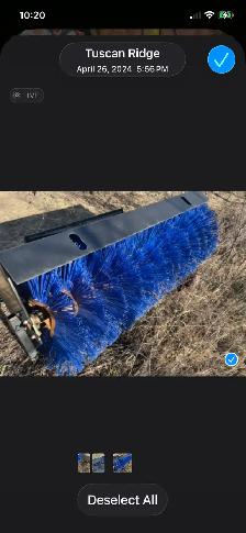 skid steer hydraulic broom