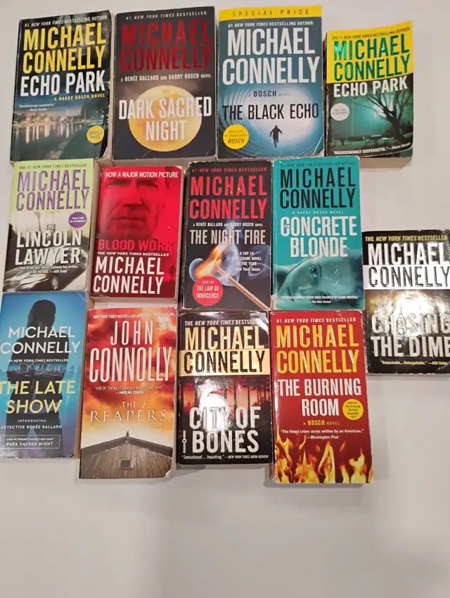 PAPERBACK THRILLERS $2ea. 6 BOOKS for $10