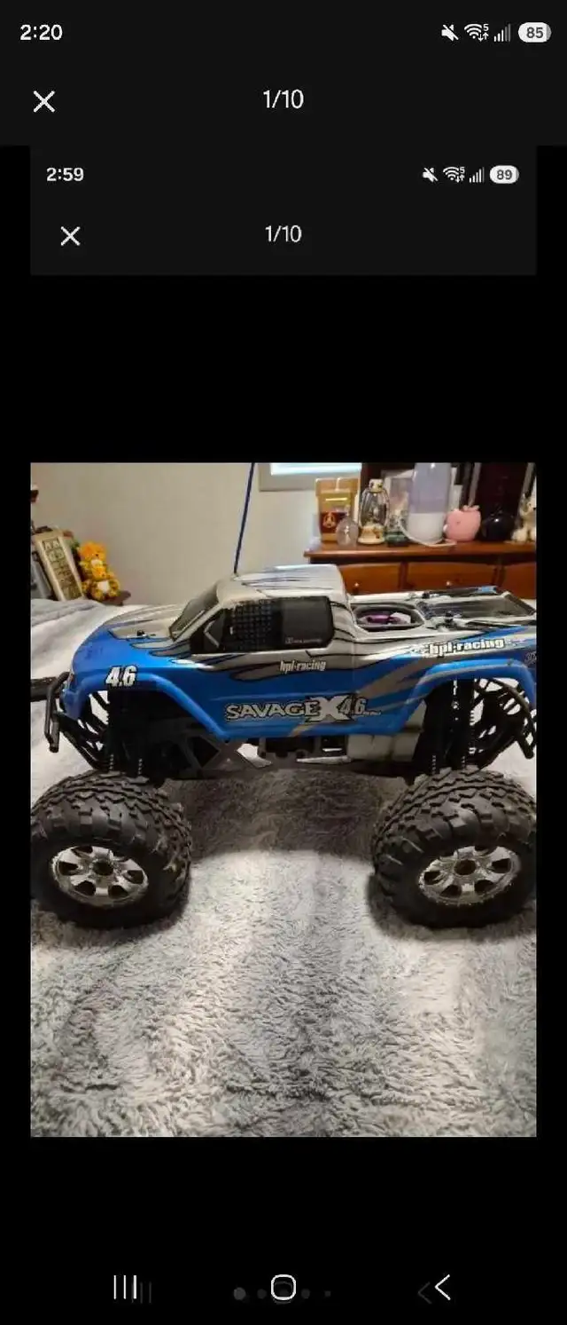 savage x 4.6 big block nitro rc truck