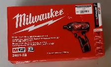 M12 Milwaukee 1/4' Hex Driver Kit 2401-22 (32564579)