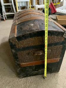 Old steamer trunk