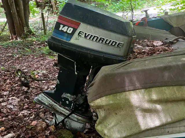 Boat with motor