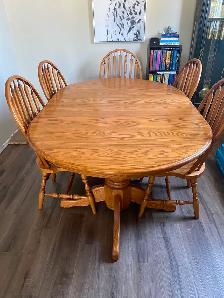 Large Dining Table Set For Sale