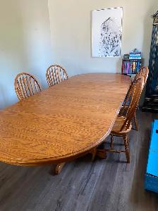 Large Dining Table Set For Sale - Photo 2