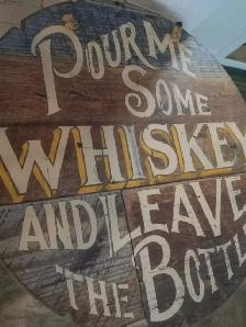 Vintage Pour Me Some Whiskey & Leave The Bottle Bar Sign - Photo 7