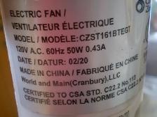 FREE STANDING FLOOR FAN-USED-3 SPEEDS-$20 - Photo 3