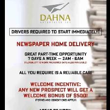 Newspaper delivery