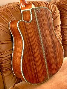 MERIDA, All Solid Koa Wood, Acoustic Guitar, Free PICK-UP, Case - Photo 3