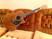 MERIDA, All Solid Koa Wood, Acoustic Guitar, Free PICK-UP, Case - Photo 5