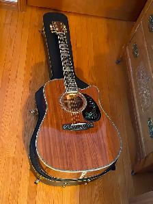 MERIDA, All Solid Koa Wood, Acoustic Guitar, Free PICK-UP, Case - Photo 10