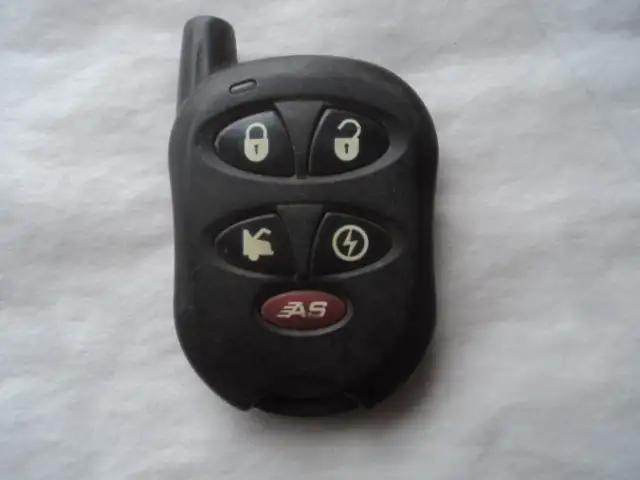 Autostart 5 buttons remote starter FOB. FCC ID: NAHTDK4