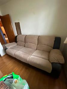 New suede and leather couch - Photo 3