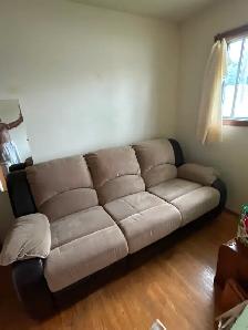 New suede and leather couch - Photo 4