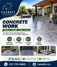 Concrete Work/Interlocking