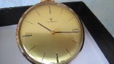 MINTY VINTAGE SWISS CATOREX GENTELMENS GOLD DRESS POCKET WATCH - Photo 2