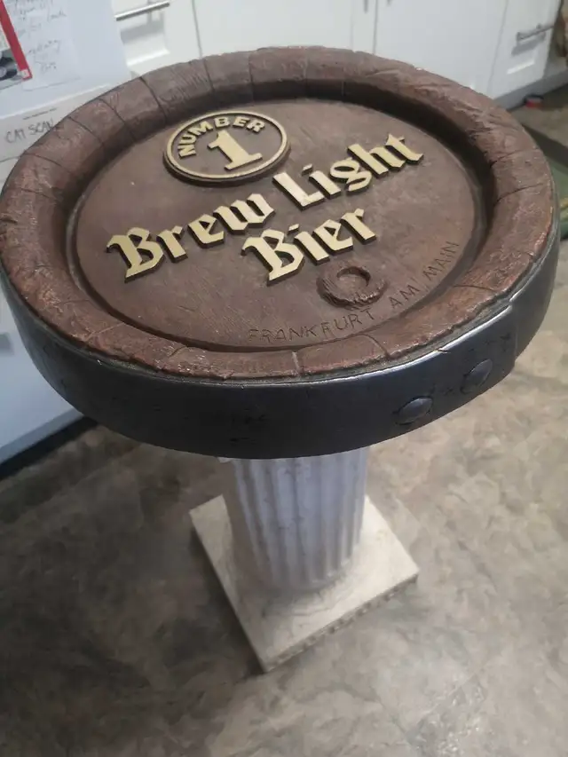 Vintage Number 1 Brew Light Beir Frankfurt Am Main Barrel End
