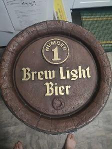 Vintage Number 1 Brew Light Beir Frankfurt Am Main Barrel End - Photo 3