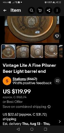 Vintage Number 1 Brew Light Beir Frankfurt Am Main Barrel End - Photo 10