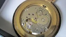 MINTY VINTAGE SWISS CATOREX GENTELMENS GOLD DRESS POCKET WATCH - Photo 9