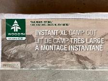 Woods Instant XL Portable Folding Camping Cot with Carry Case - Photo 3