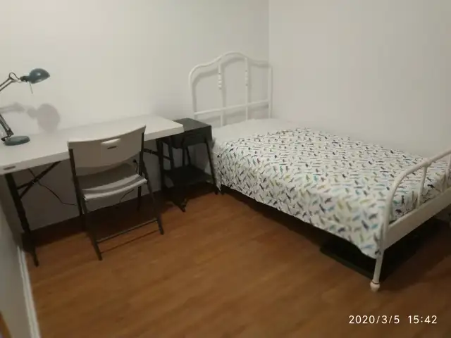 Room  rent, One min  to metro Monk, All included.  Female only.