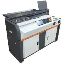220V A4 Auto Side Glue Binding Machine Touch Screen 1.9KW 122156