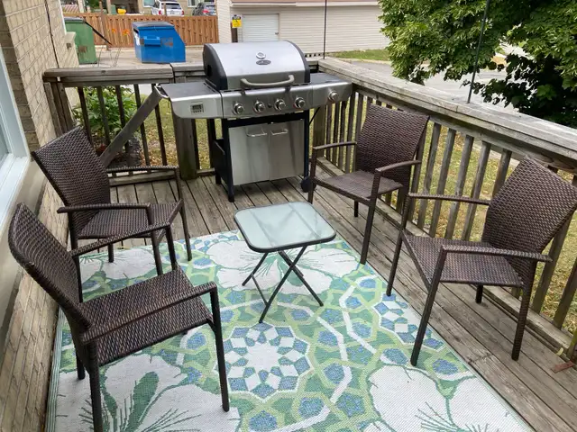 Rattan Patio Chairs and Table Set