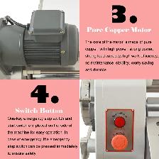 Dough Sheeter Reversible Croissant Pastry Press Machine 056046 - Photo 6