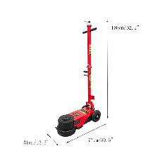 150T Hydraulic Floor Jack Double Folding Air-Operated 032652 - Photo 10